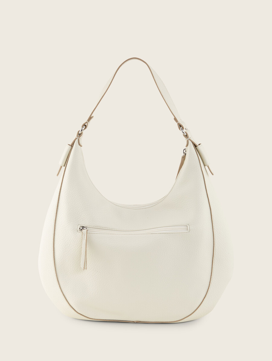 pochette ttluise avec surpiqûres décoratives