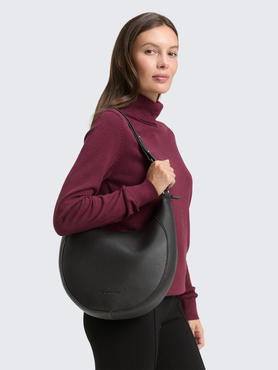 pochette ttdahlia m avec surpiqûres décoratives