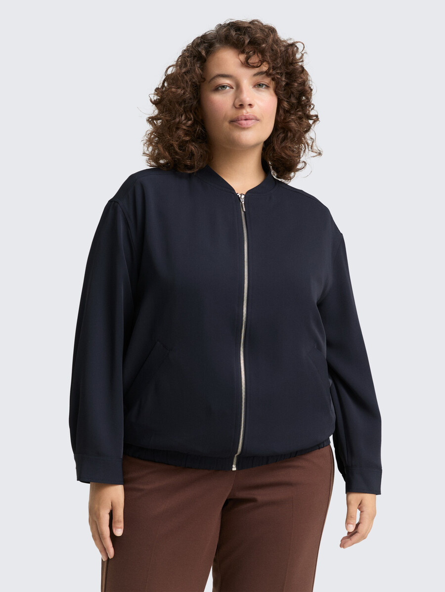 veste blouson ample grande taille