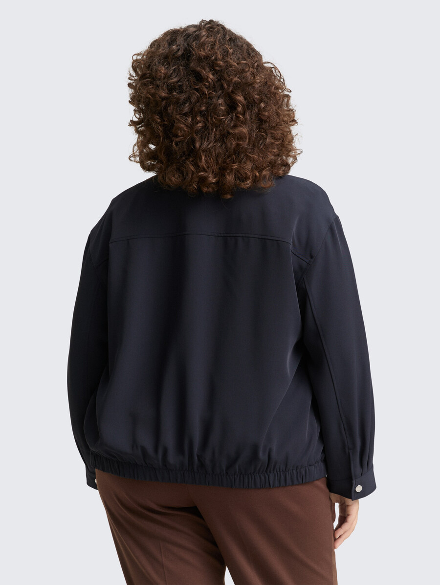 veste blouson ample grande taille