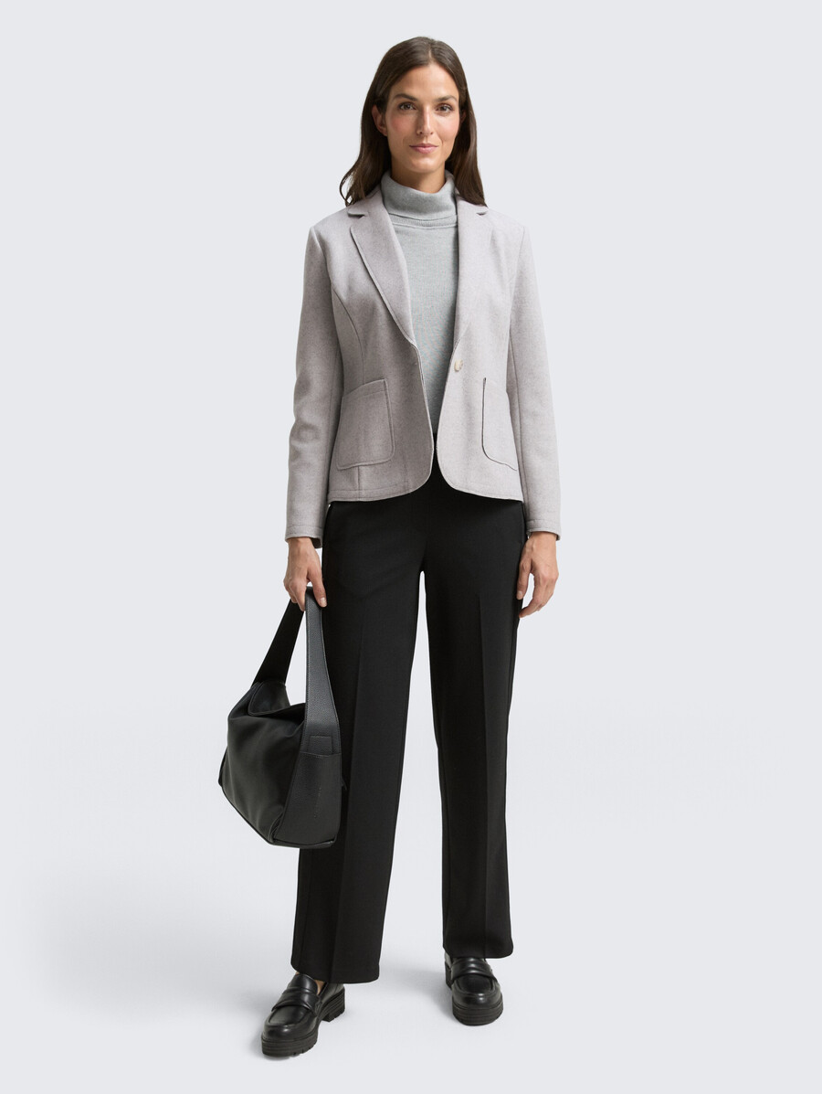 blazer slim à laspect chiné