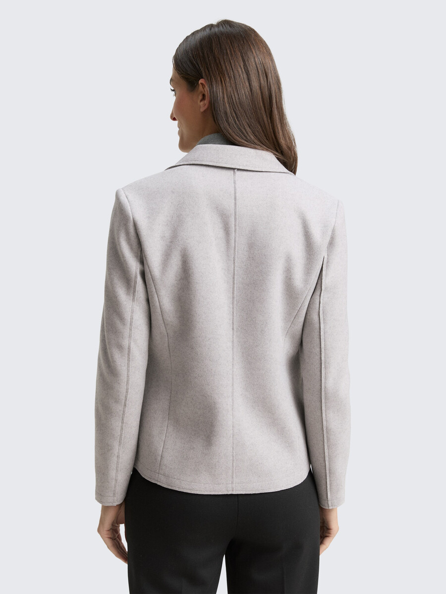blazer slim à laspect chiné