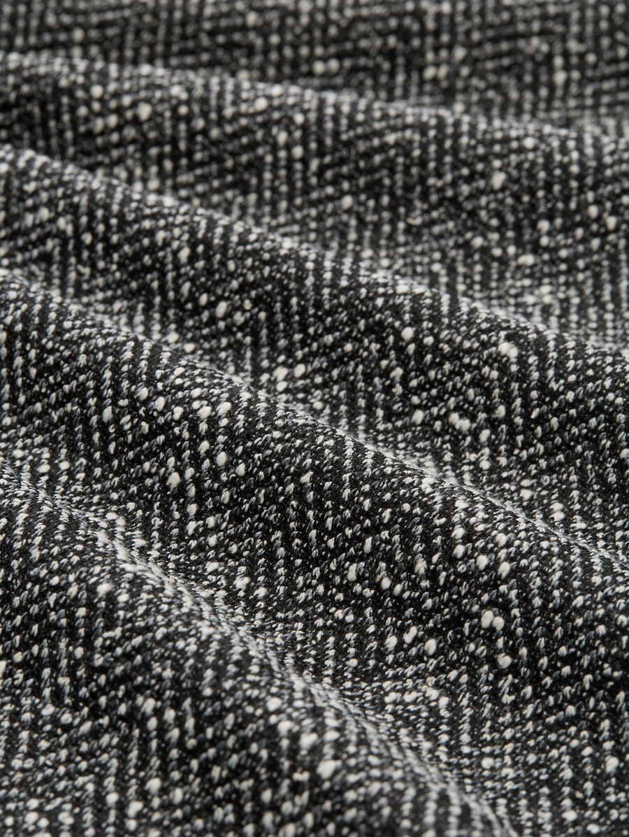 veste bouclée coupe classique