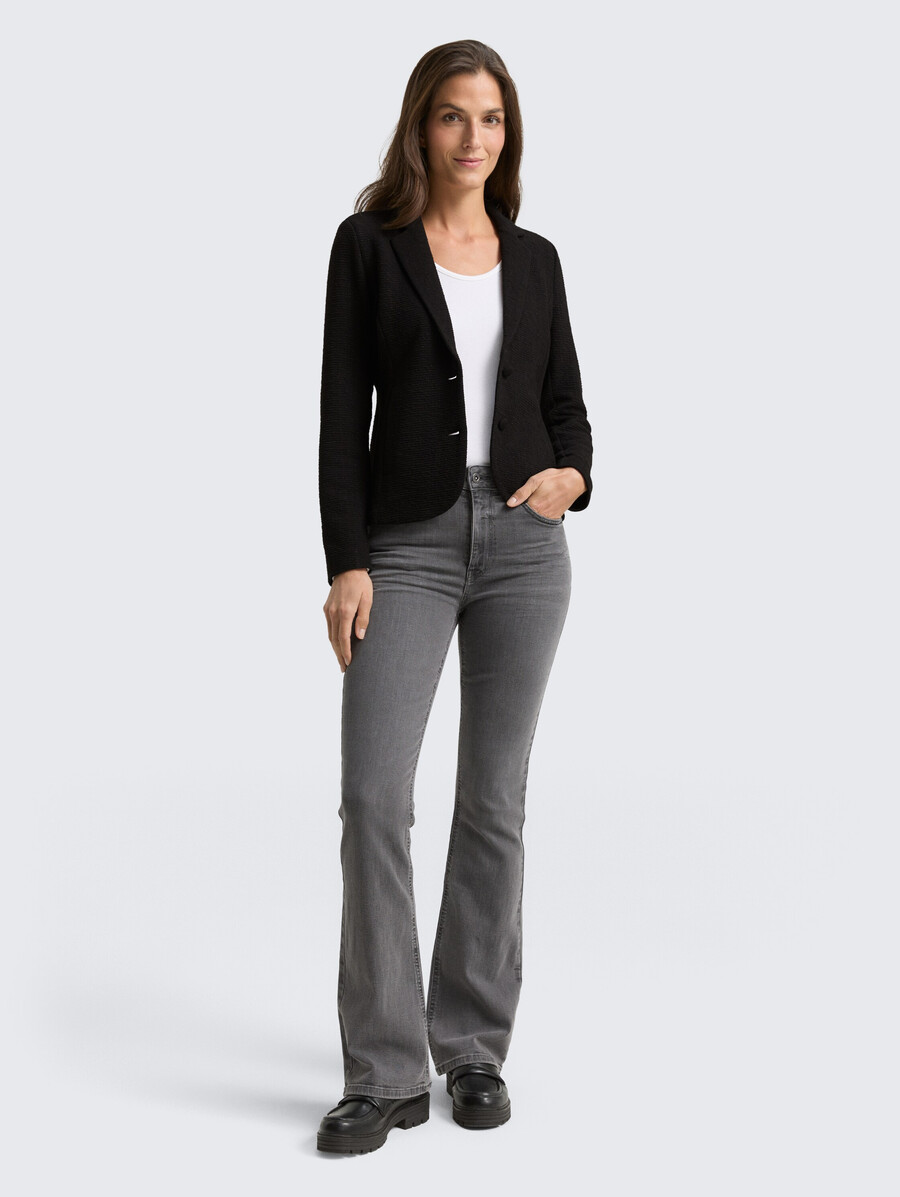 blazer coupe ajustée à effet pailleté
