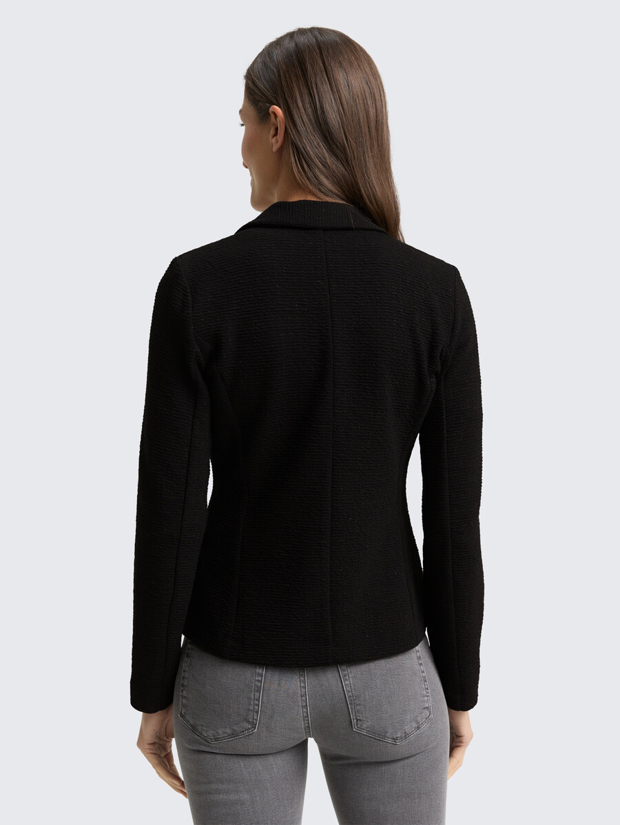 blazer coupe ajustée à effet pailleté