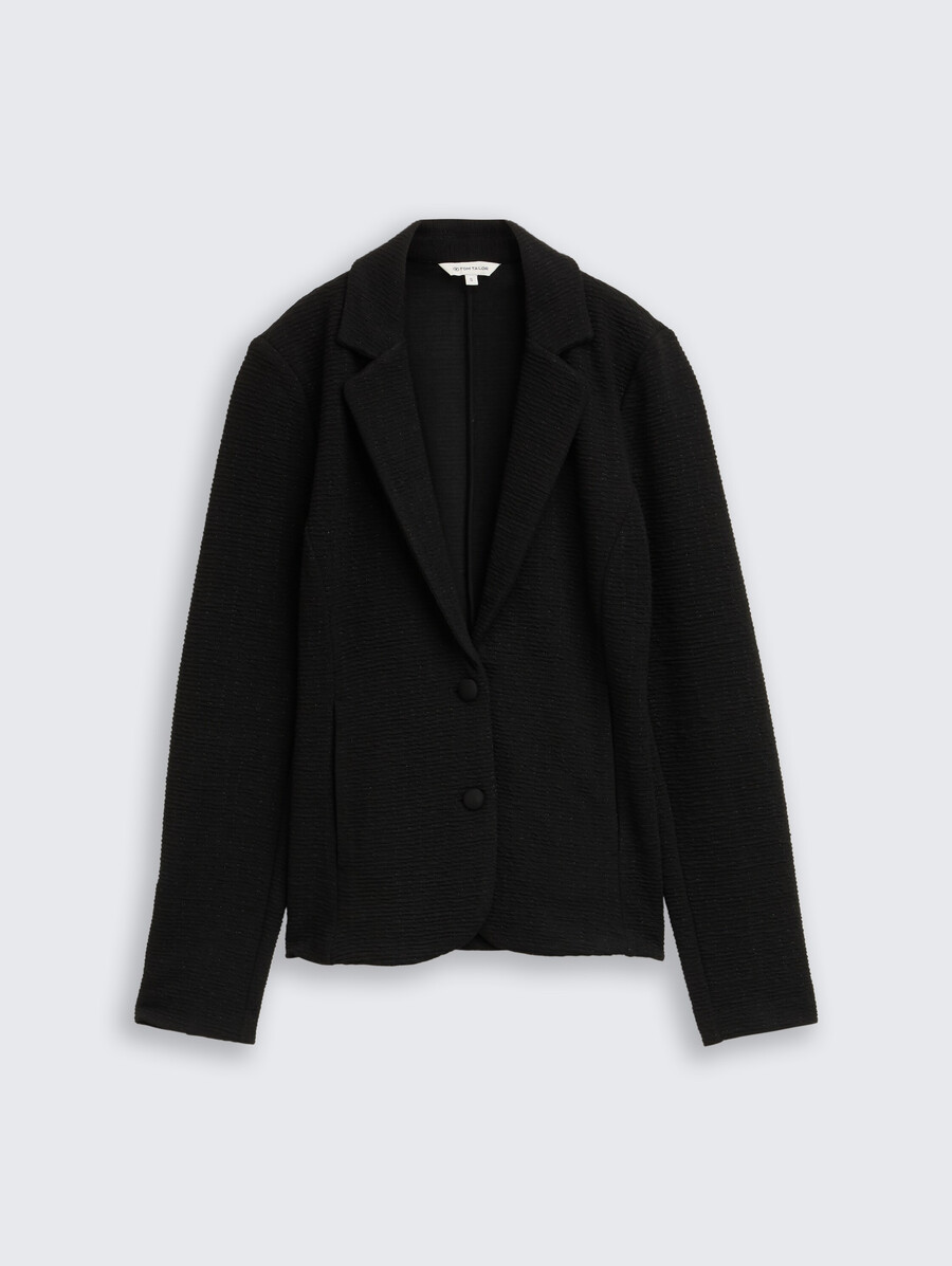 blazer coupe ajustée à effet pailleté