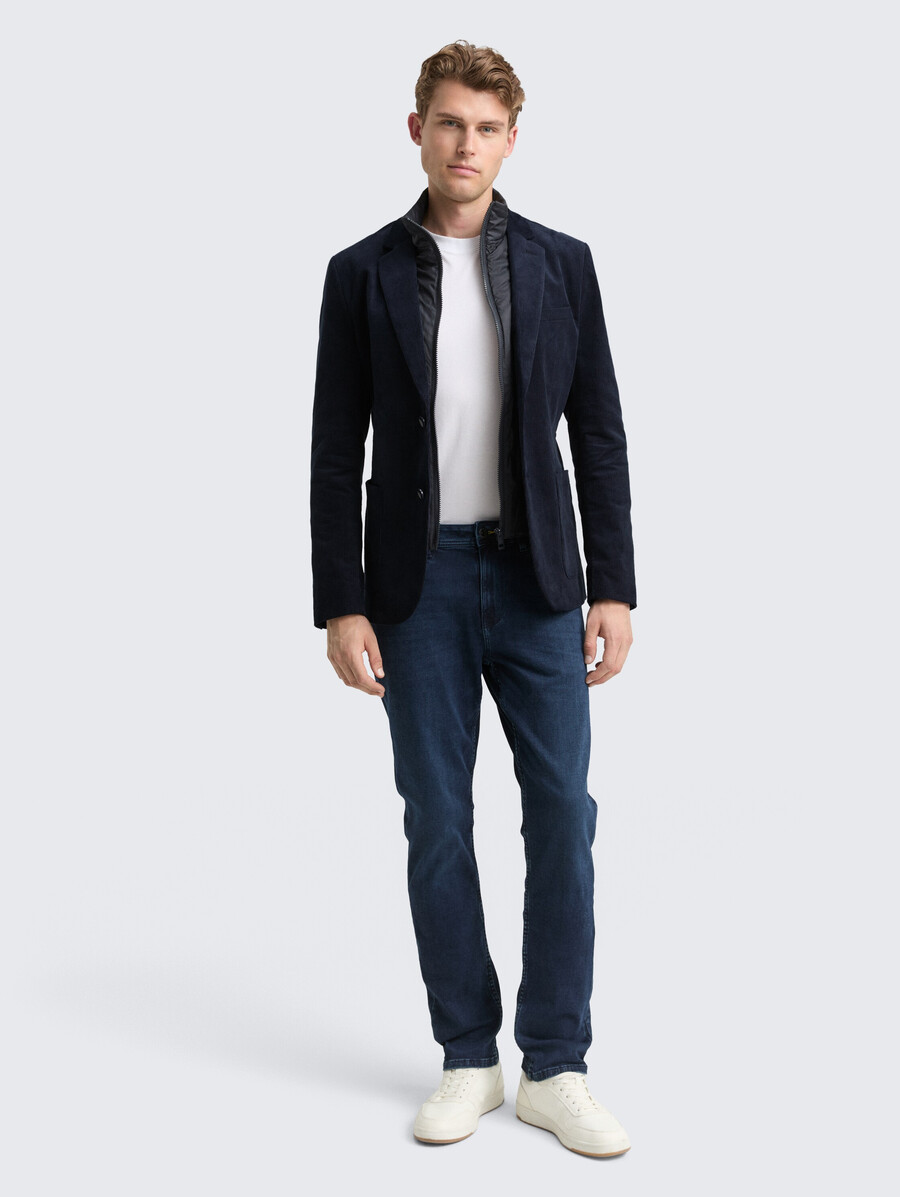 veste en velours côtelé 2 en 1 avec insert amovible
