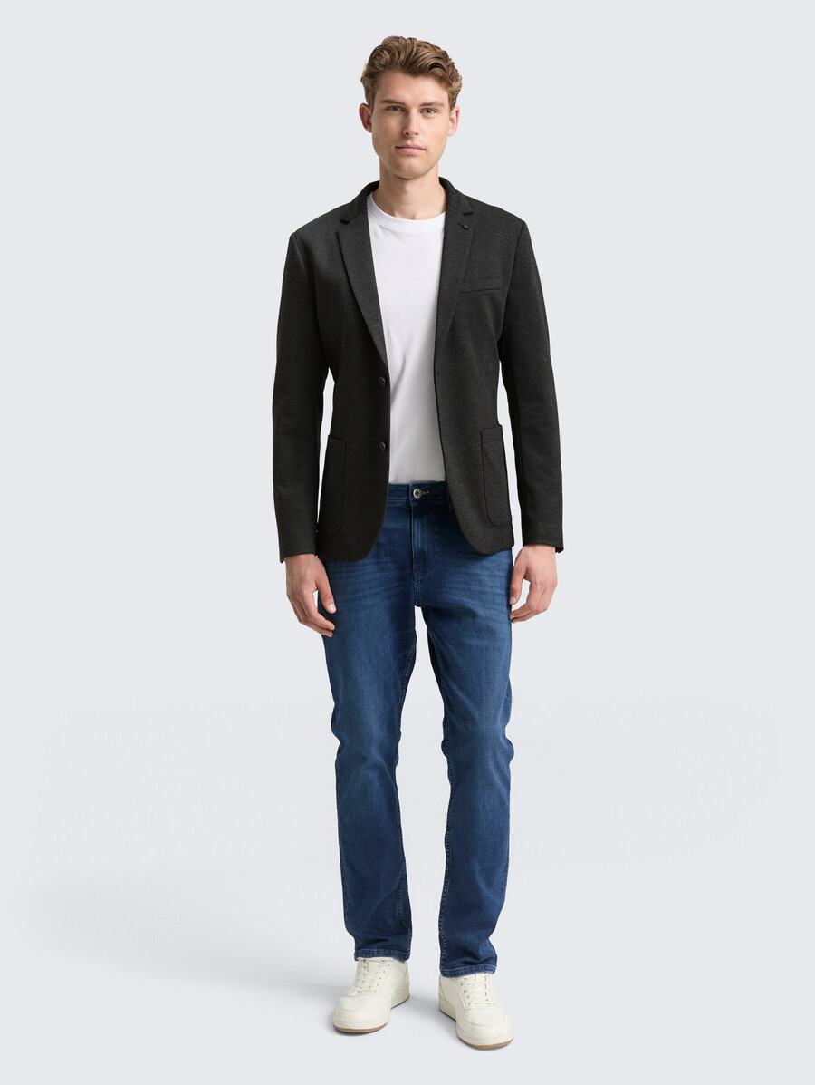 veste en piqué coupe classique