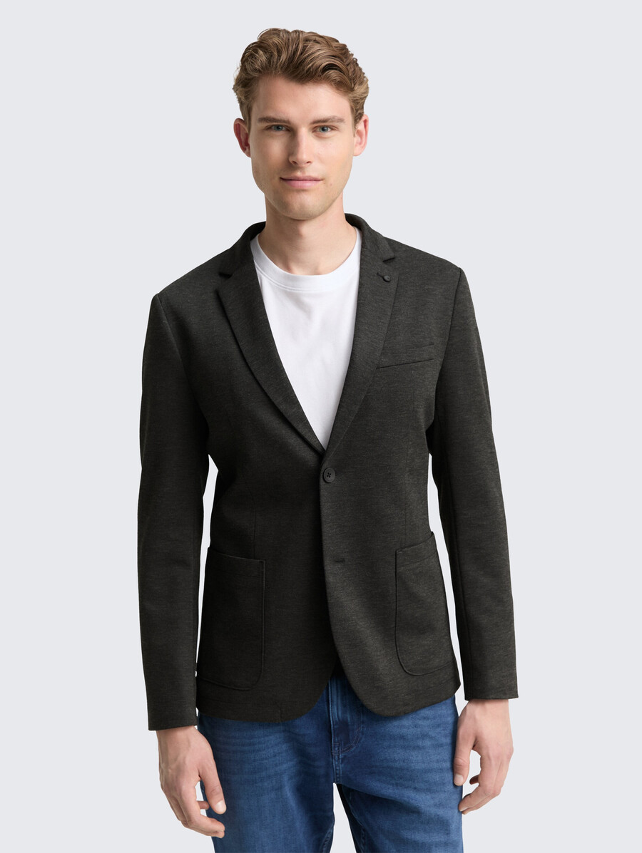 veste en piqué coupe classique