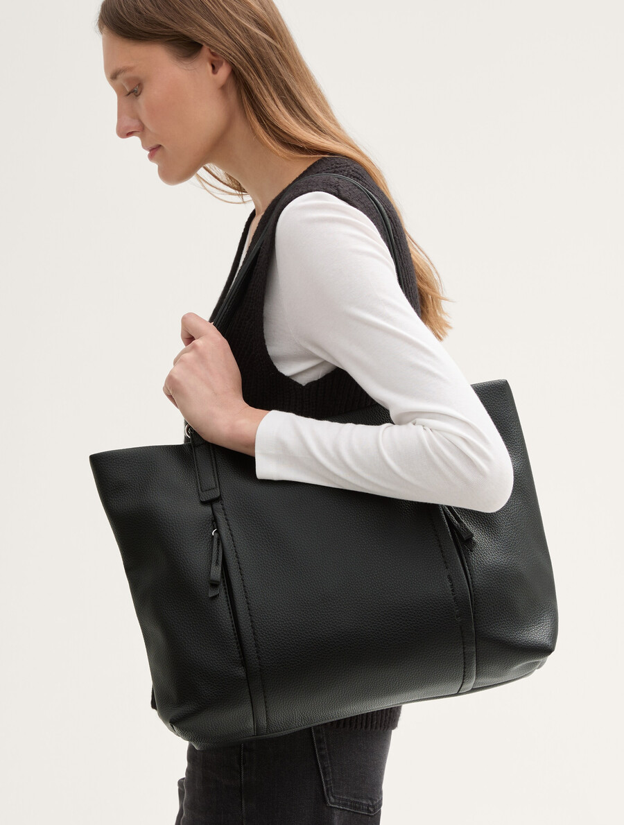 sac cabas ttbeca l avec détails de fermeture éclair