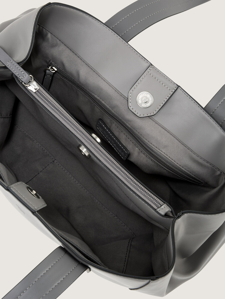 sac cabas ttmanola l avec poignées de couleur contrastée