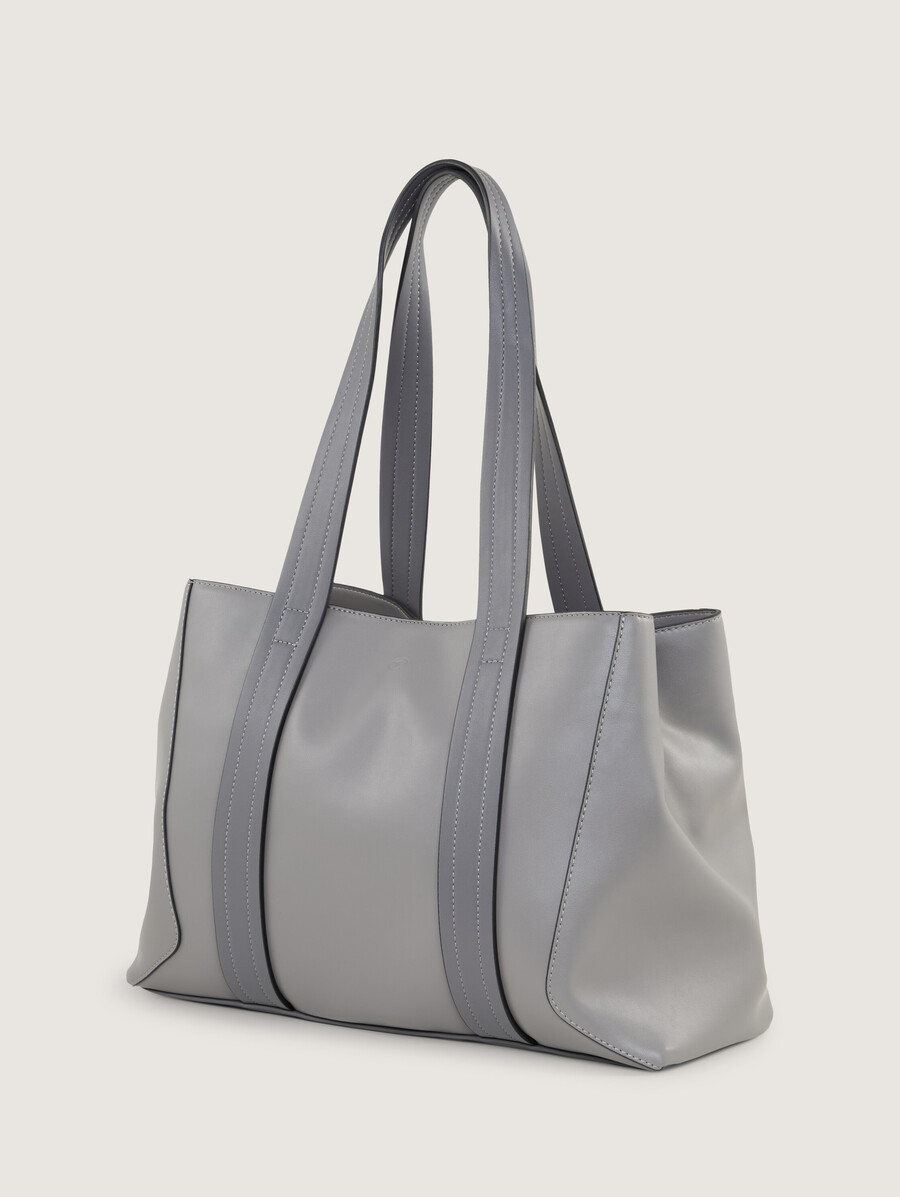 sac cabas ttmanola l avec poignées de couleur contrastée