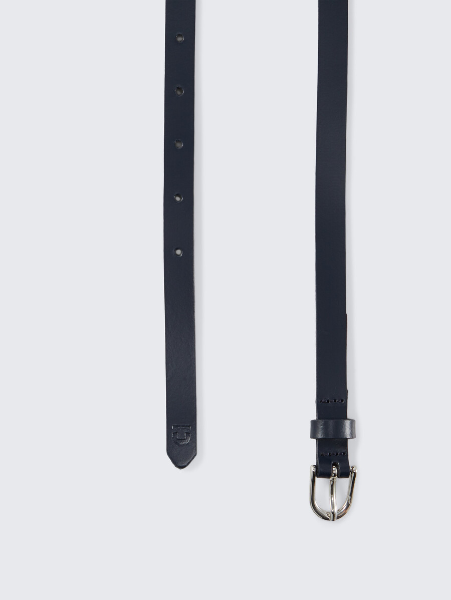 ceinture étroite en cuir ttpaula avec boucle ardillon arrondie