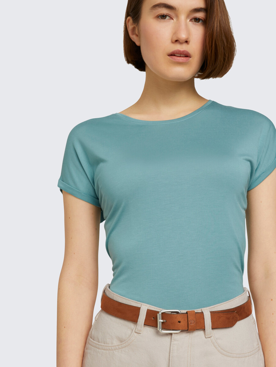 ceinture ttdolly en cuir suédé avec boucle ardillon carrée
