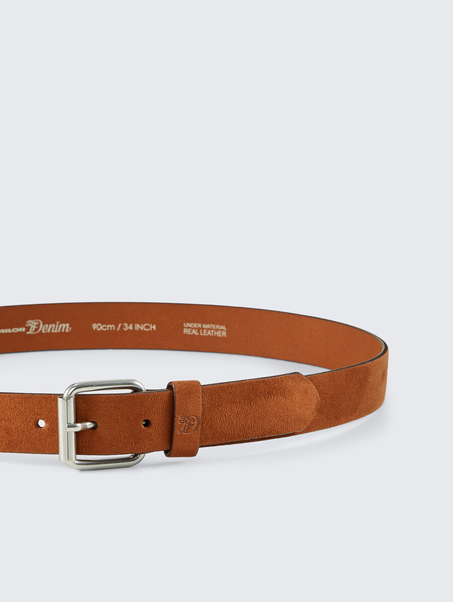 ceinture ttdolly en cuir suédé avec boucle ardillon carrée