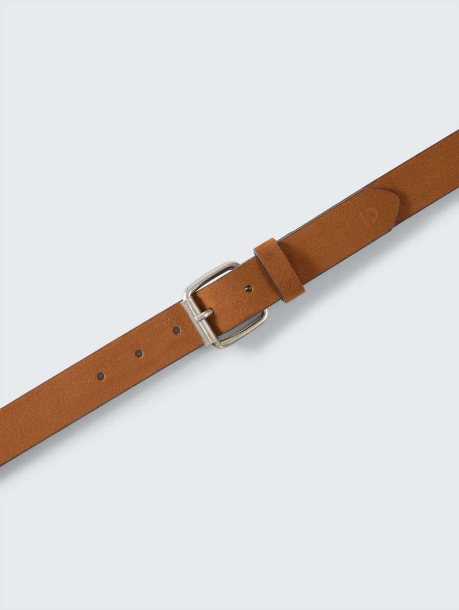 ceinture ttdolly en cuir suédé avec boucle ardillon carrée