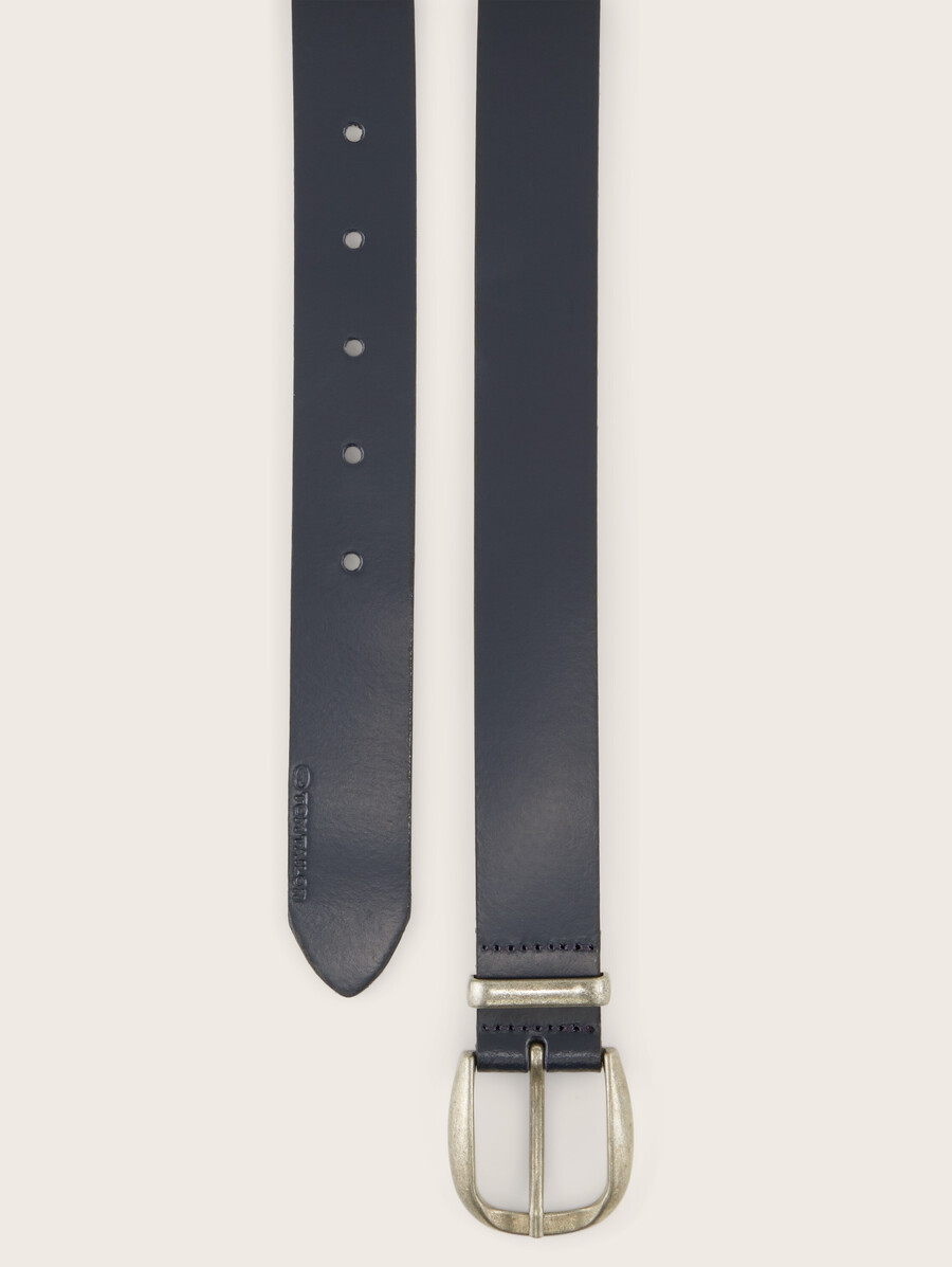 ceinture en cuir ttbrook avec boucle ardillon arrondie