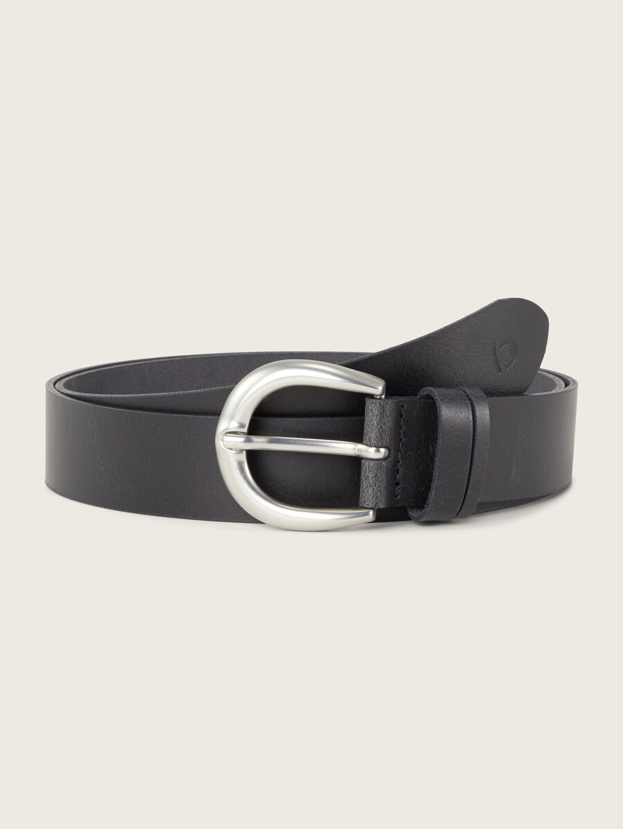 ceinture en cuir ttcarrie avec boucle ardillon arrondie