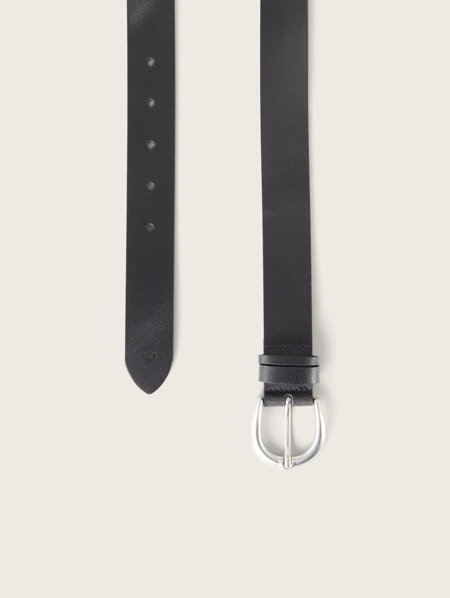 ceinture en cuir ttcarrie avec boucle ardillon arrondie