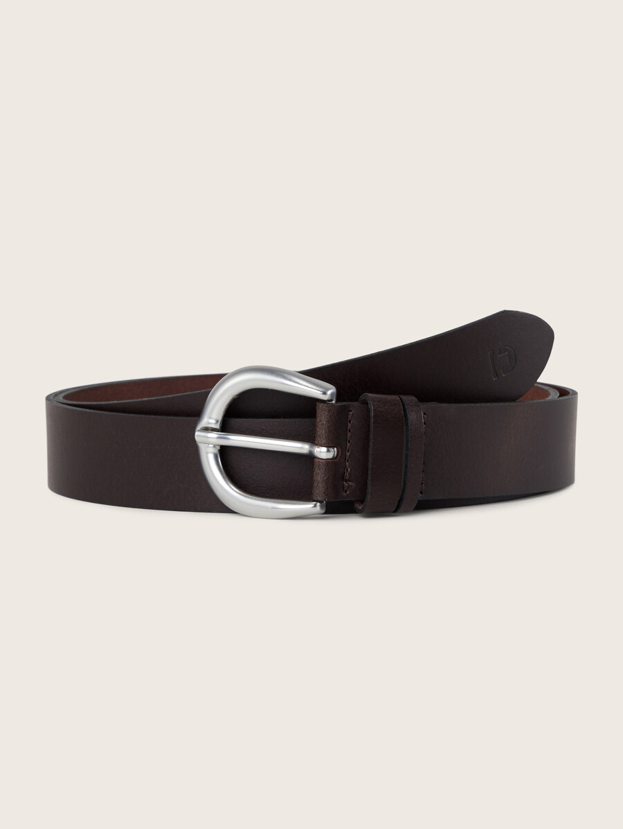 ceinture en cuir ttcarrie avec boucle ardillon arrondie