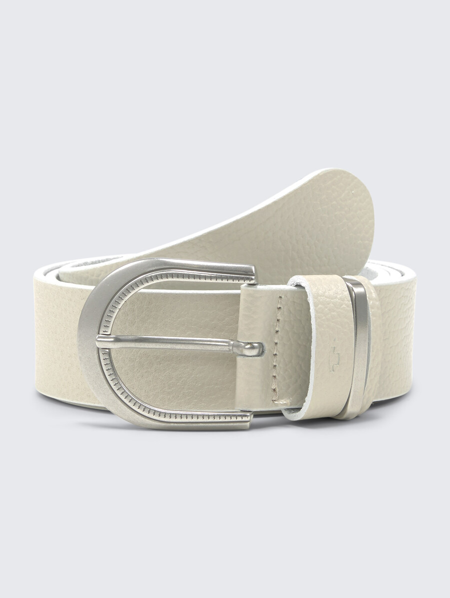 ceinture en cuir ttsandra avec boucle ardillon arrondie