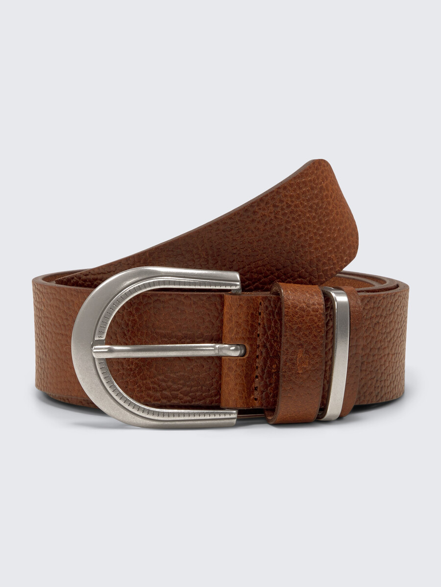 ceinture en cuir ttsandra avec boucle ardillon arrondie