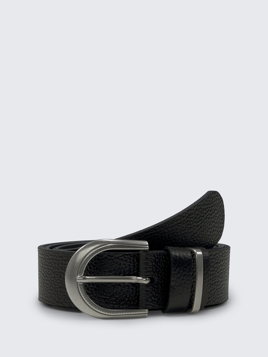 ceinture en cuir ttsandra avec boucle ardillon arrondie