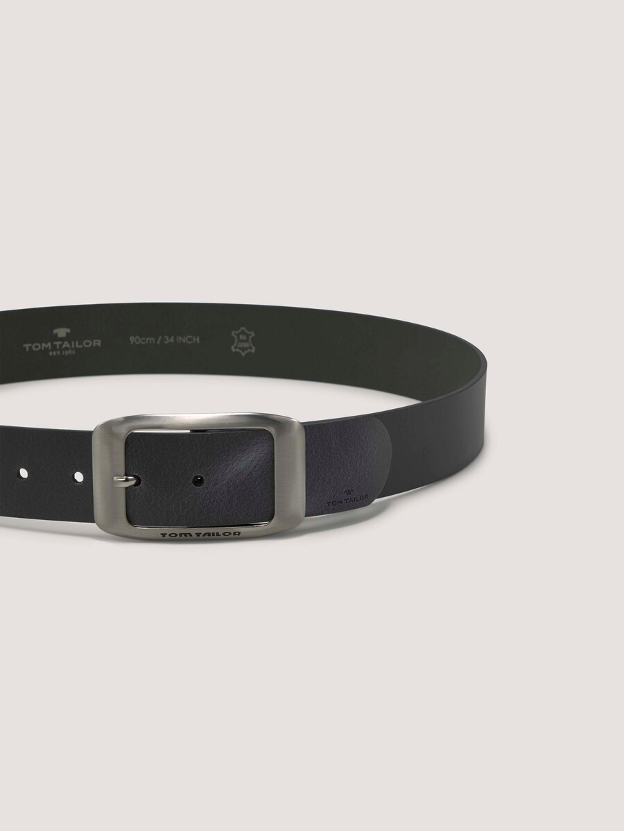 ceinture en cuir ttamy avec boucle ardillon carrée