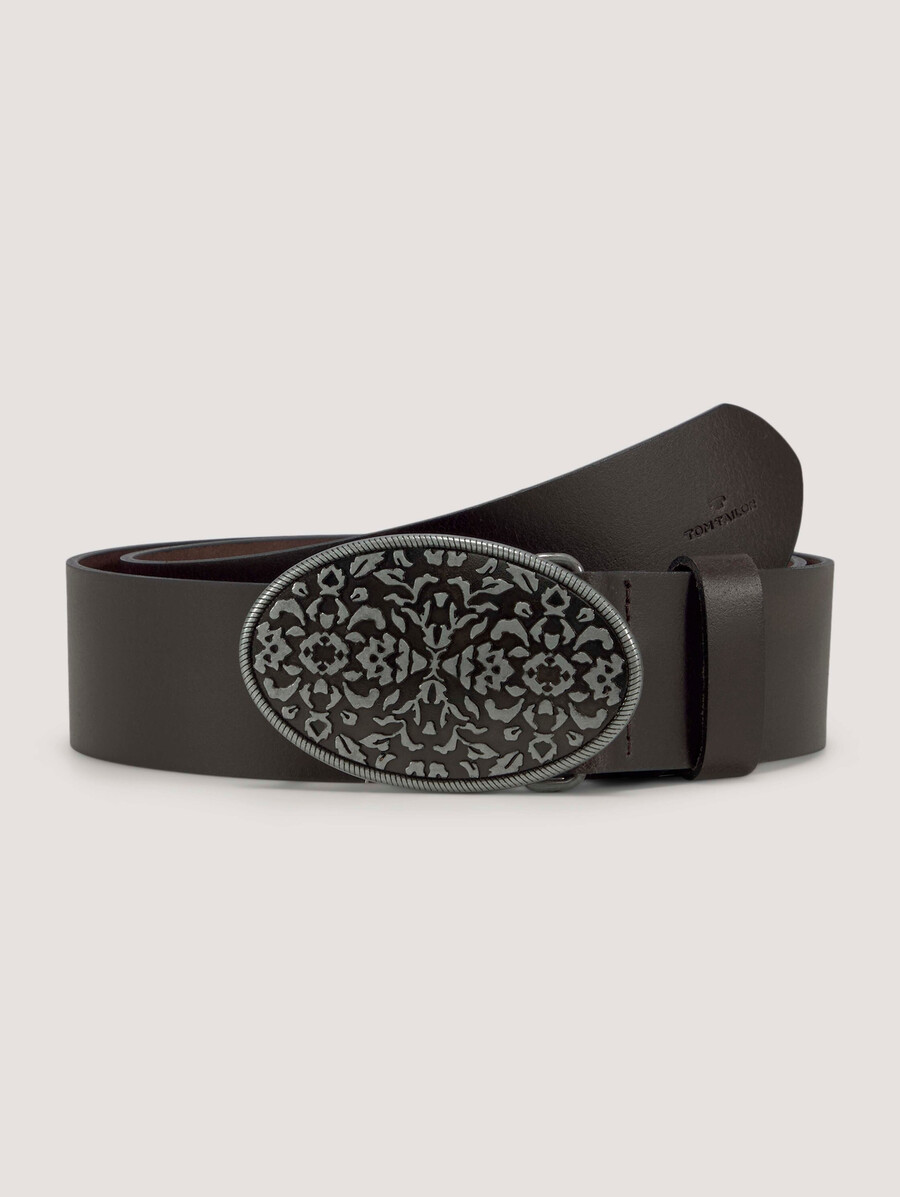 ceinture en cuir tttaylor avec boucle