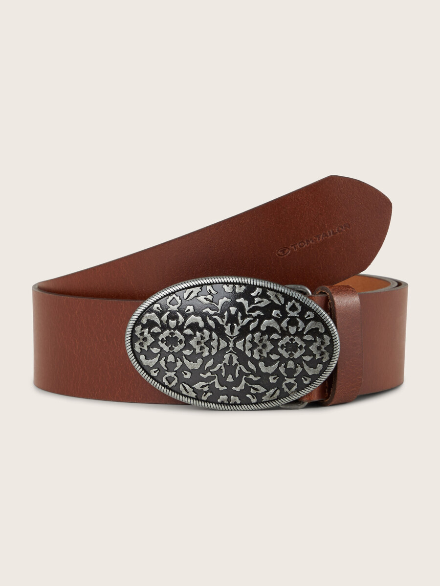ceinture en cuir tttaylor avec boucle