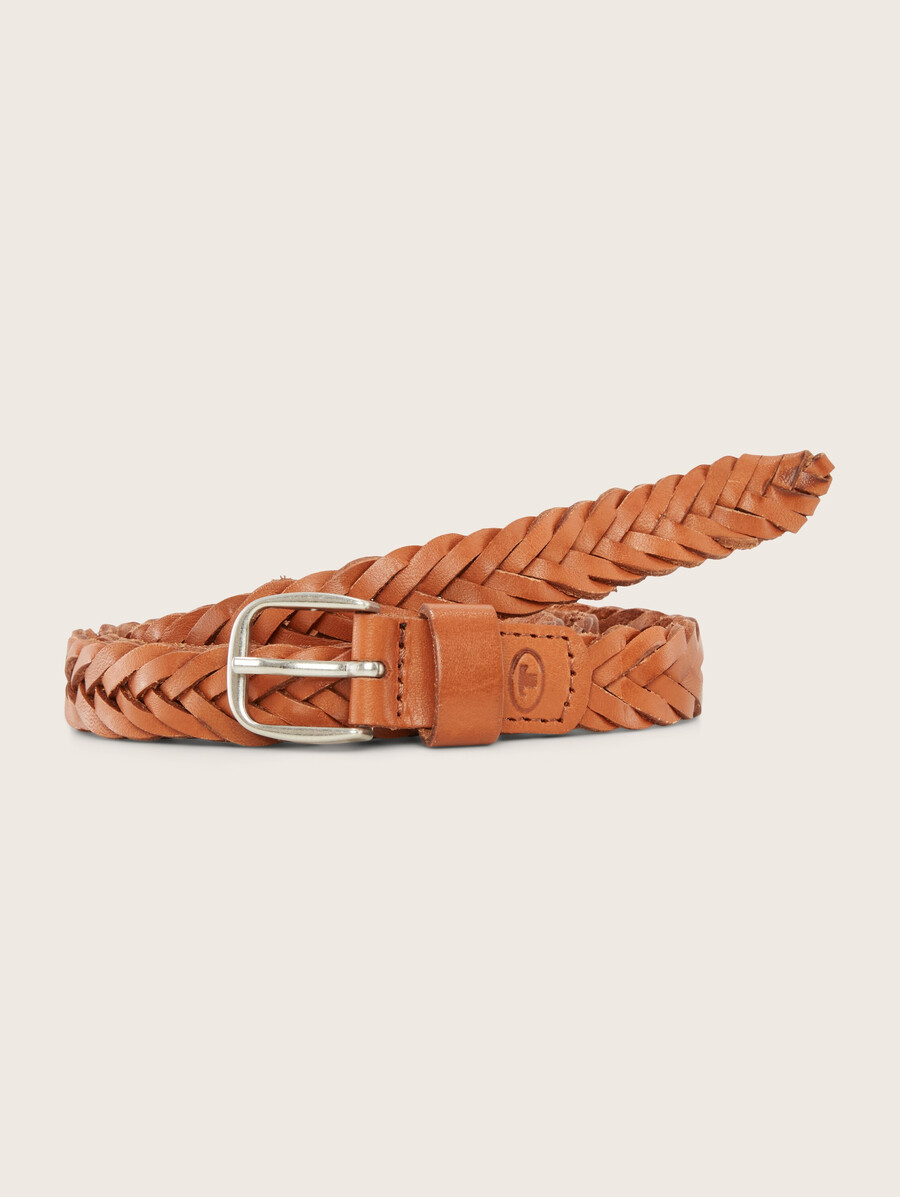 ceinture en cuir tressé ttclaudette