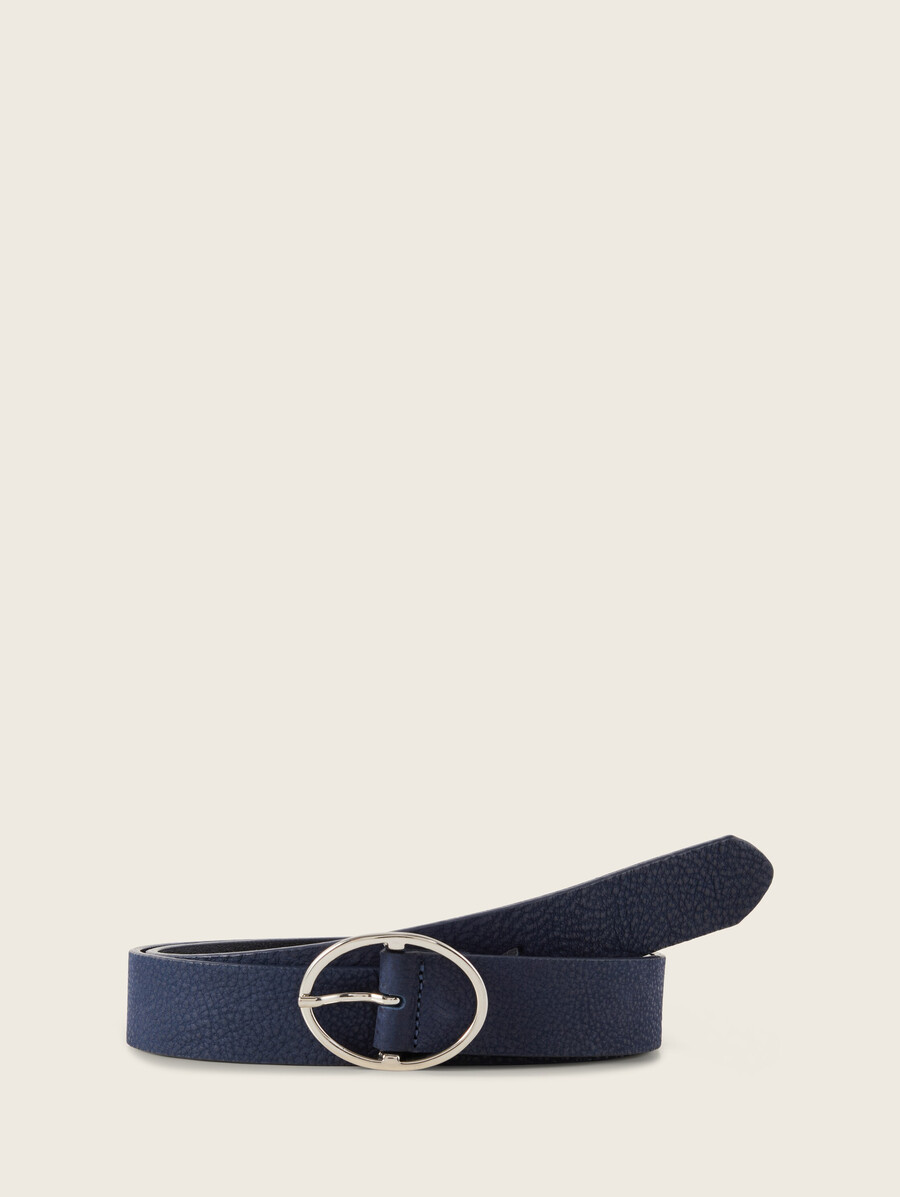 ceinture en cuir avec boucle ardillon ovale