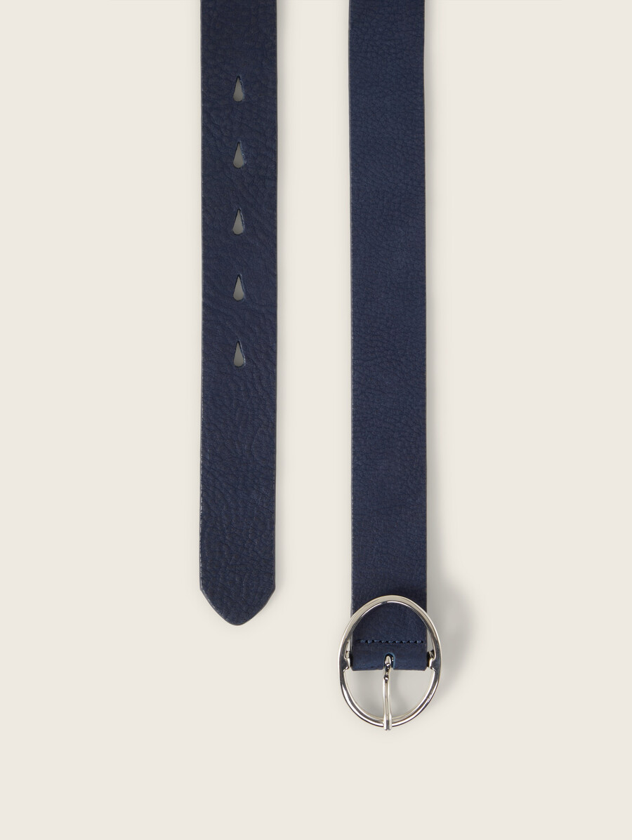 ceinture en cuir avec boucle ardillon ovale