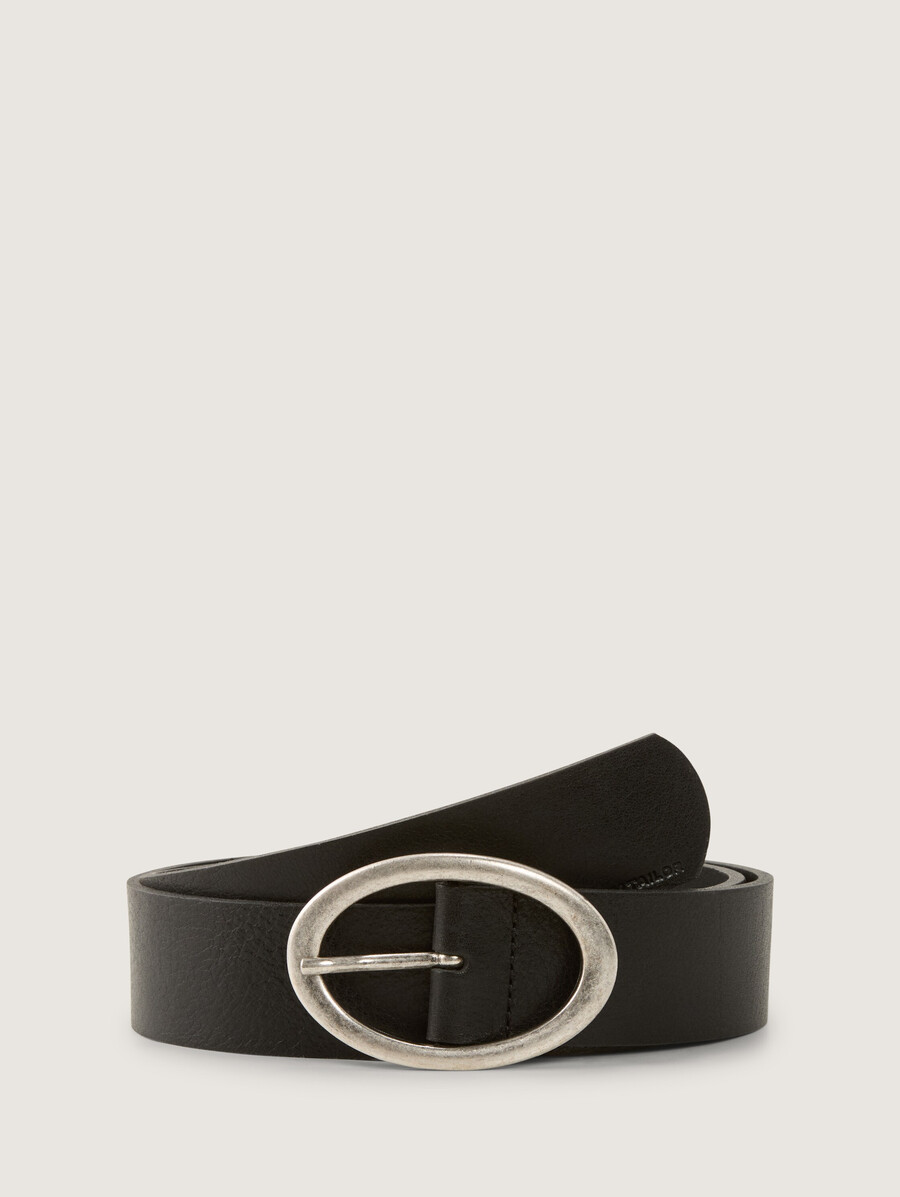 ceinture en cuir ttruby avec boucle ardillon ovale