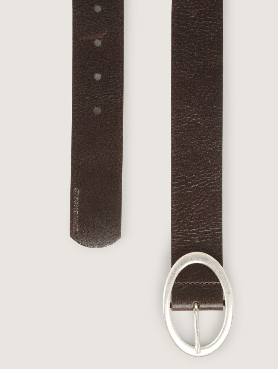 ceinture en cuir ttruby avec boucle ardillon ovale