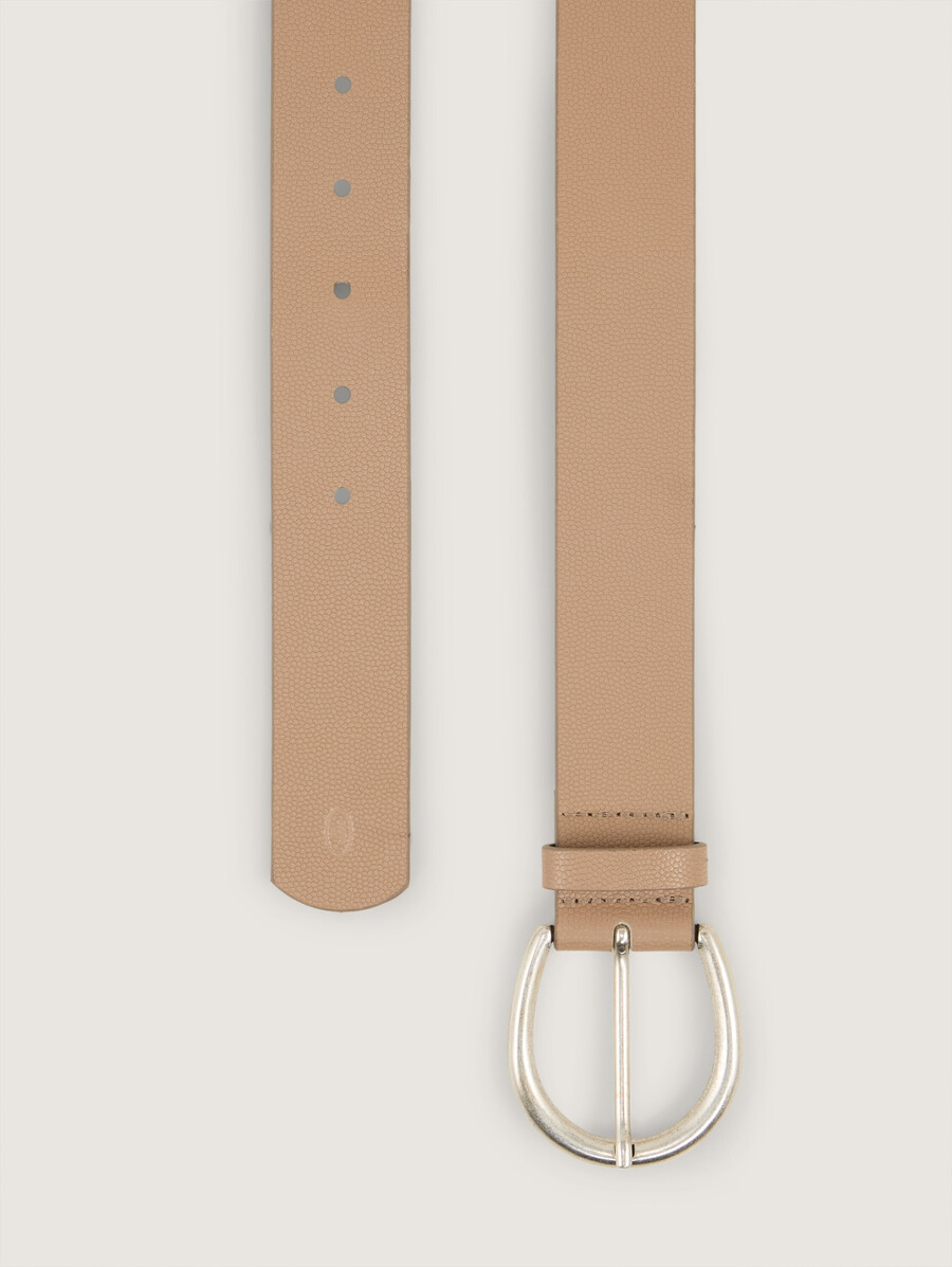 ceinture en cuir ttivy avec boucle ardillon arrondie