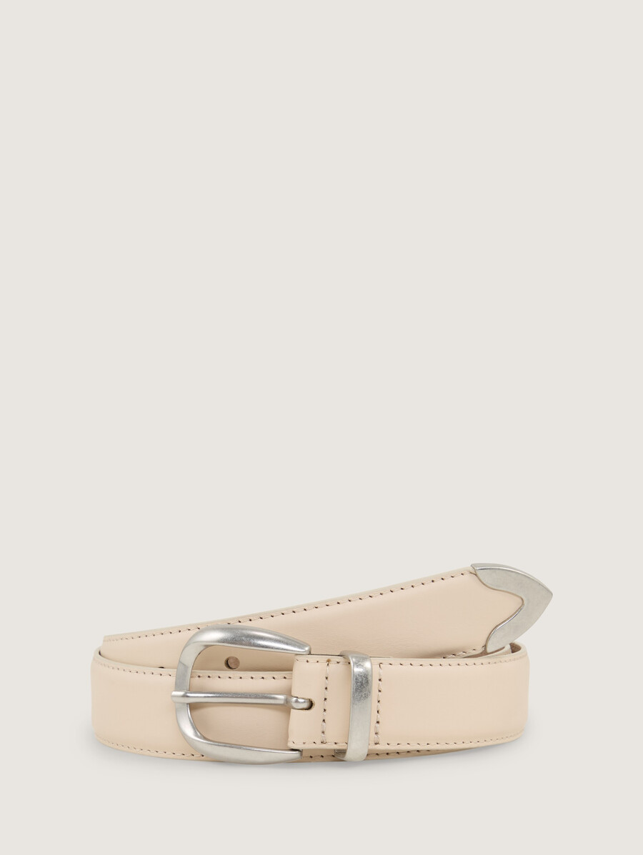 ceinture en cuir ttpiper avec boucle ardillon arrondie