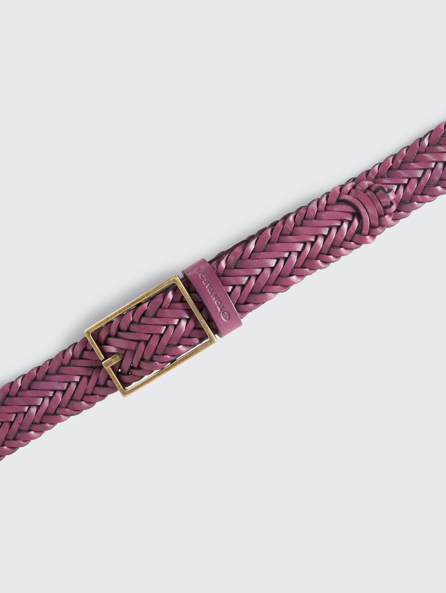 ceinture en cuir tressé ttdorothery