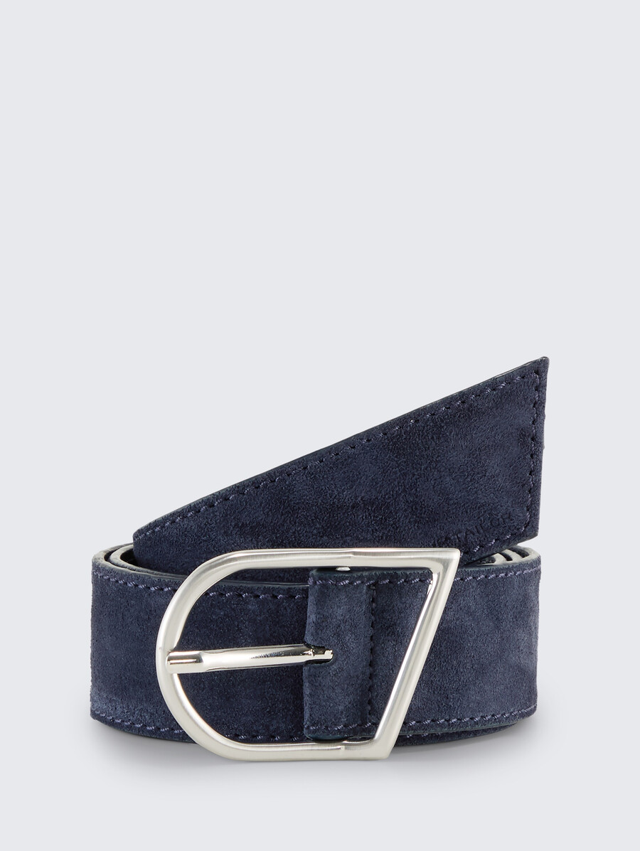 ceinture en daim ttbeth avec boucle ardillon arrondie