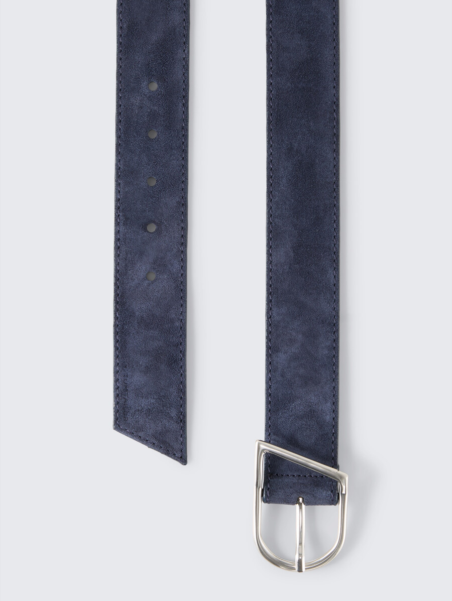 ceinture en daim ttbeth avec boucle ardillon arrondie