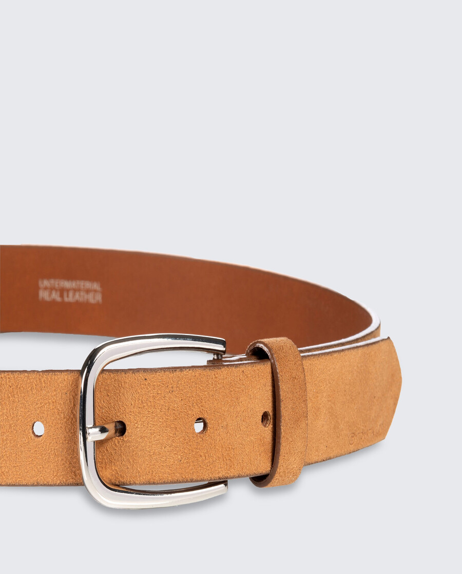 ceinture en daim ttjessica avec boucle ardillon arrondie