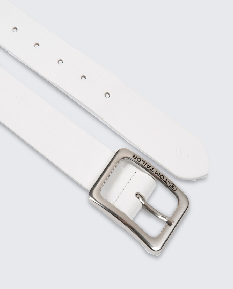 ceinture en cuir tteve avec boucle ardillon carrée