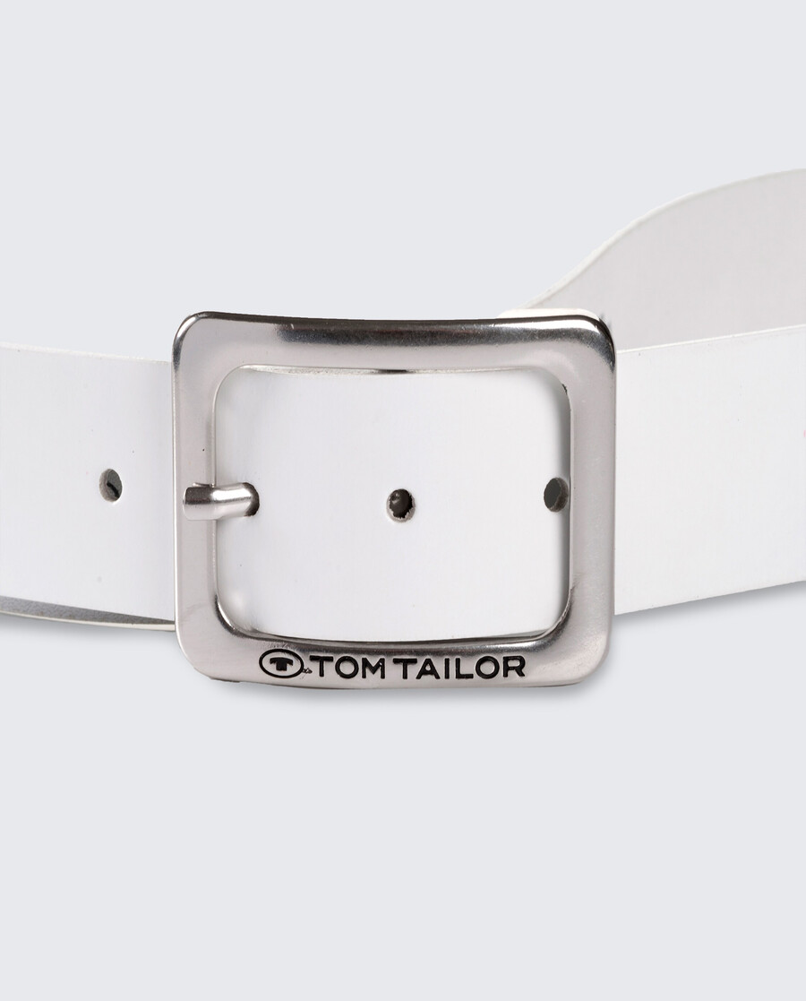 ceinture en cuir tteve avec boucle ardillon carrée