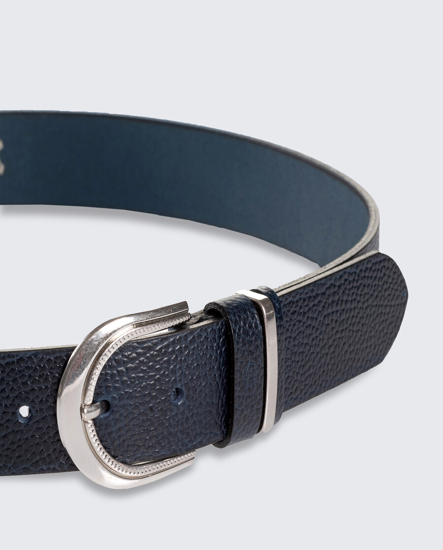 ceinture en cuir ttsandra avec boucle ardillon arrondie