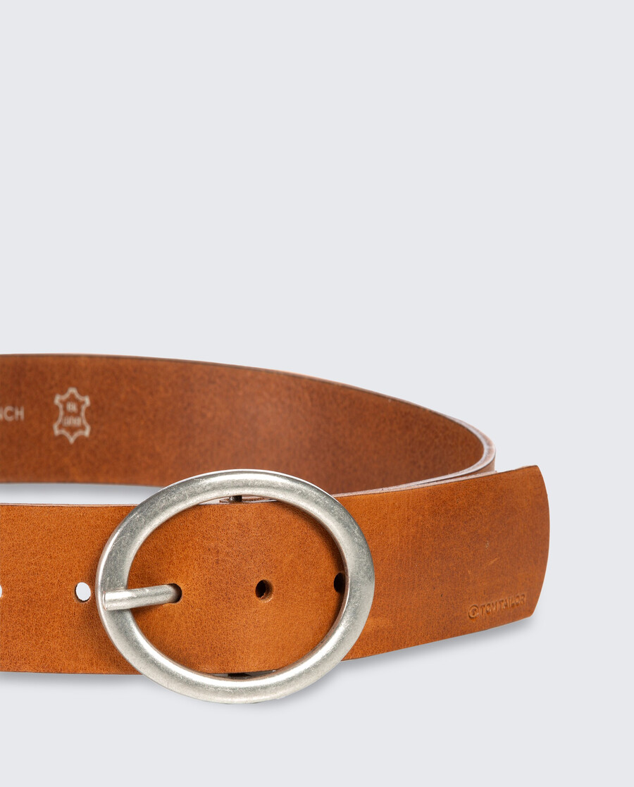 ceinture en cuir ttruby avec boucle ardillon ovale