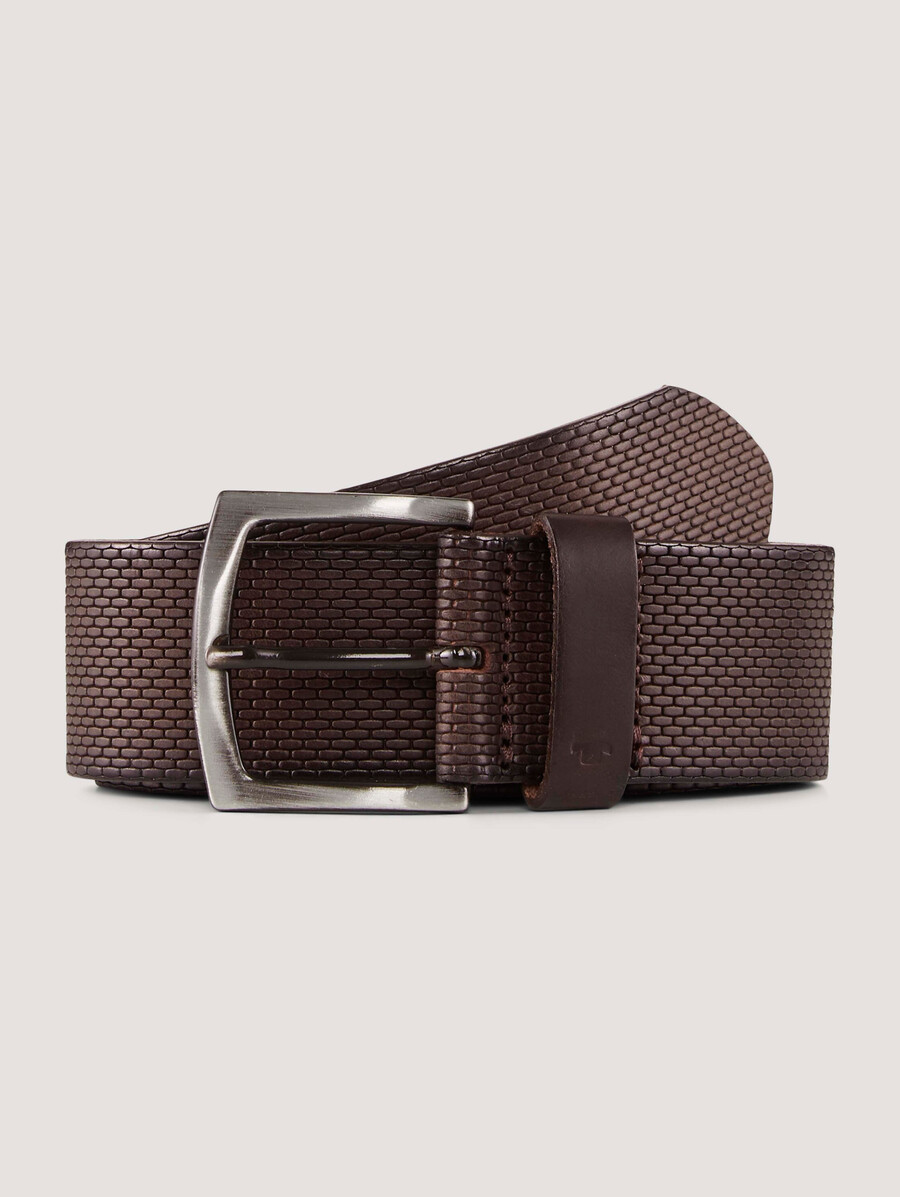 ceinture en cuir ttwill avec boucle ardillon carrée