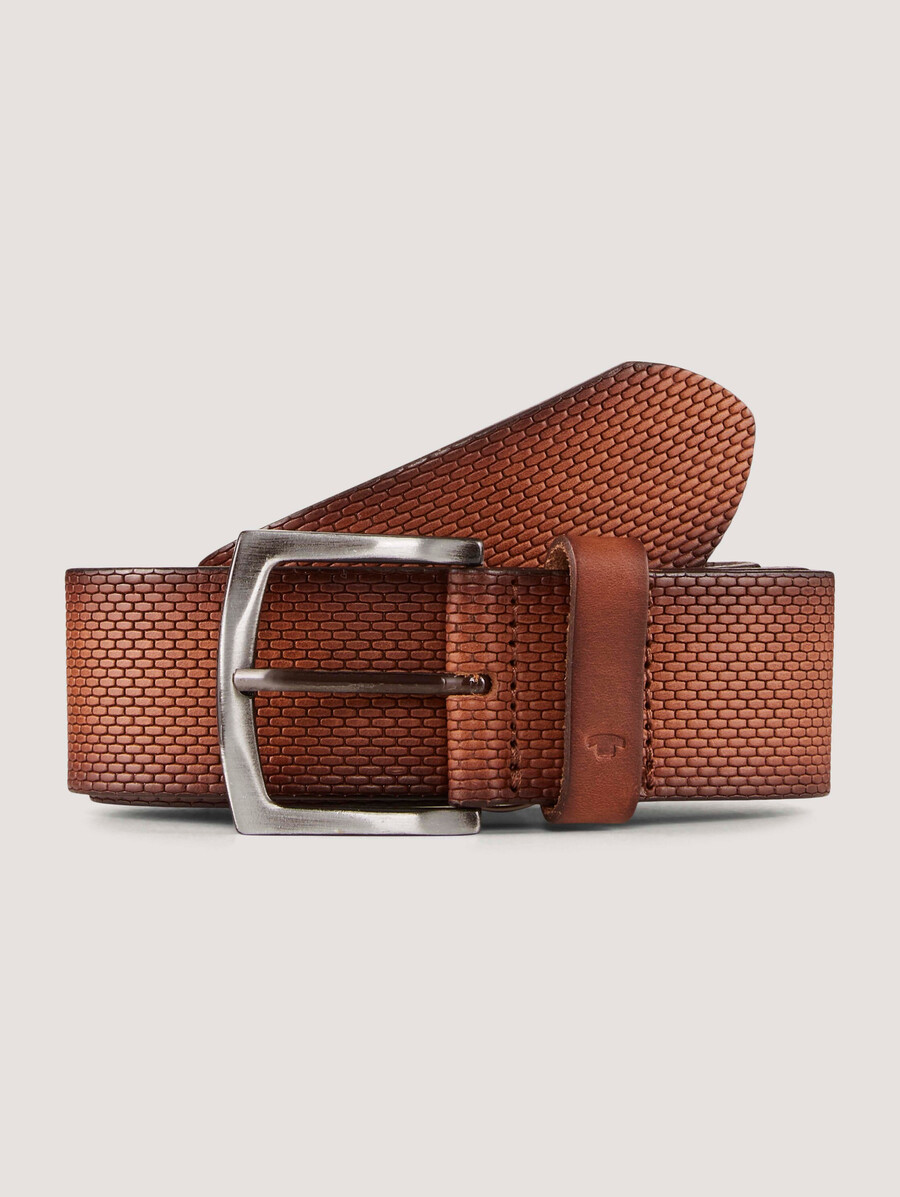 ceinture en cuir ttwill avec boucle ardillon carrée