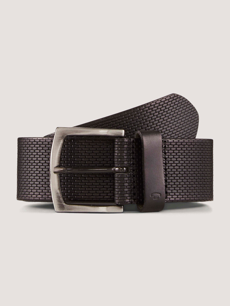 ceinture en cuir ttwill avec boucle ardillon carrée