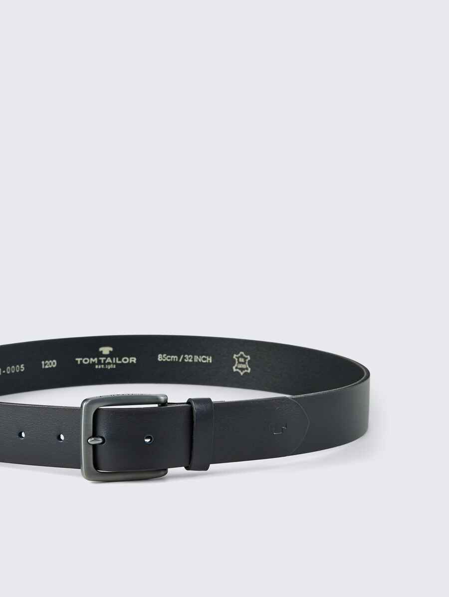 ceinture en cuir ttscott avec boucle ardillon carrée