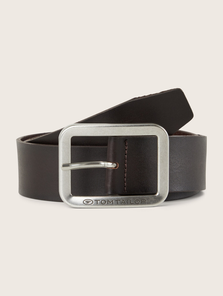 ceinture en cuir ttted avec boucle ardillon carrée